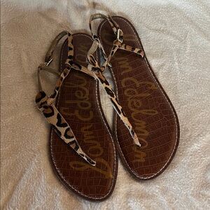 Sam Edelman Animal Print Sandals